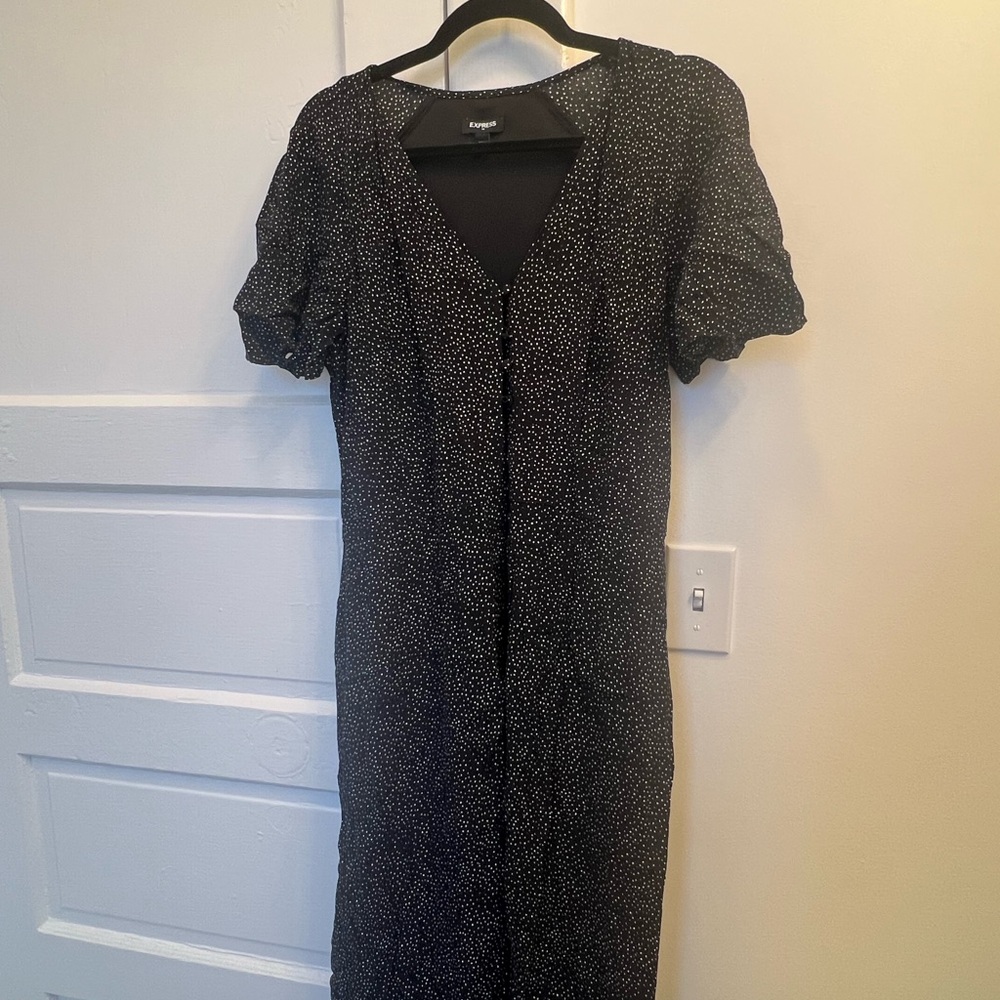 Polkadot maxi dress
